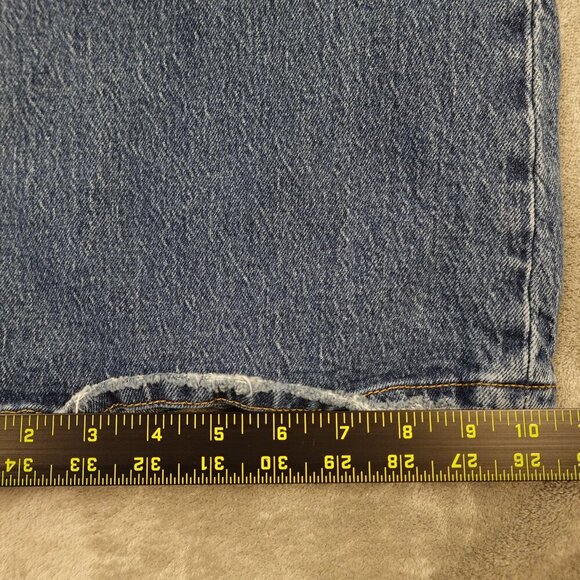 Levi's jeans 70's high flare women's 31 stonewash blue big E red tab premium - Picture 9 of 15